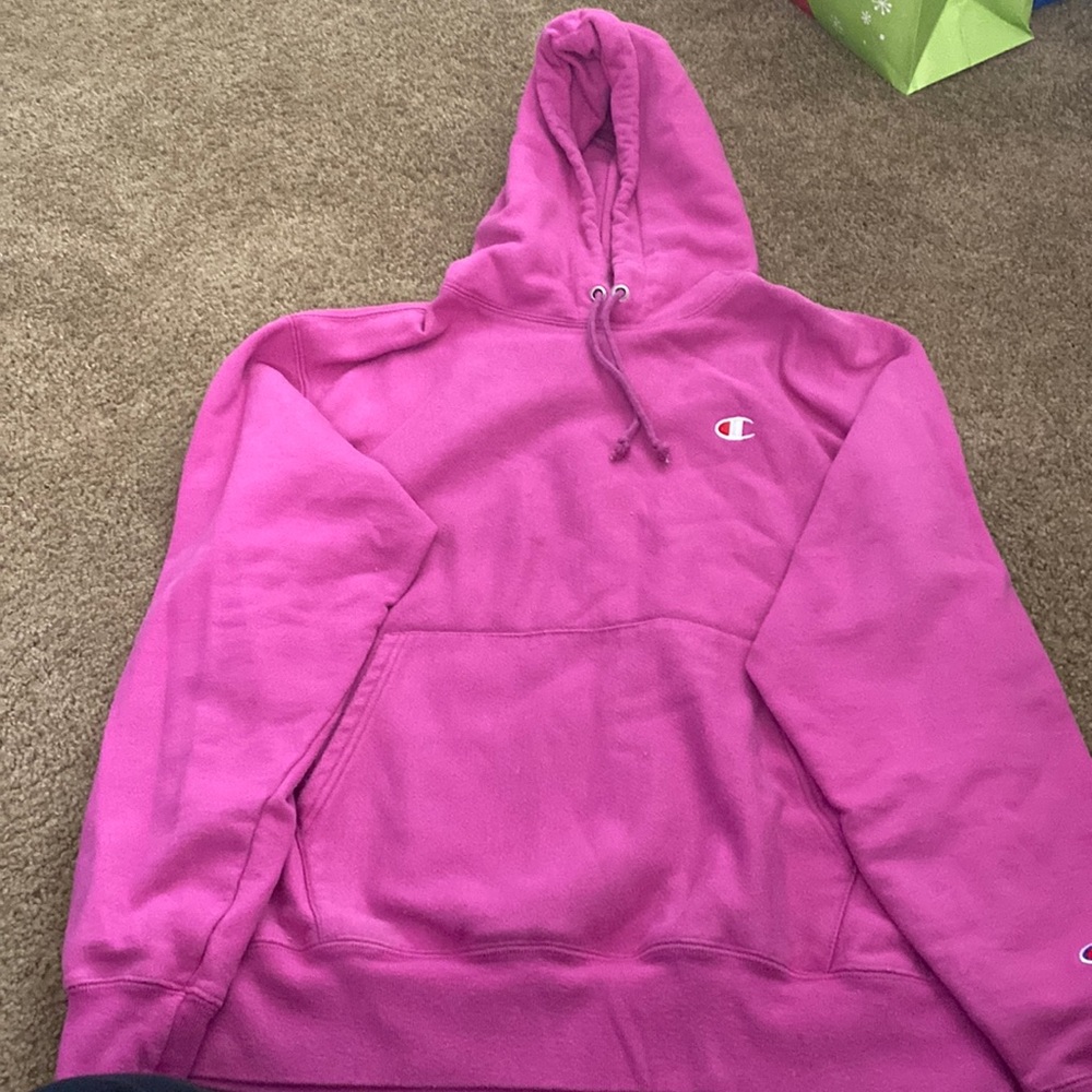 Champion women’s large pink sweatshirt